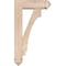 Ekena Millwork Imperial Arts and Crafts Smooth Bracket w/ Offset Brace, Douglas Fir, 5 1/2"W x 16"D x 28"H BKT0604X16X28IMP03SDF - alternate 2